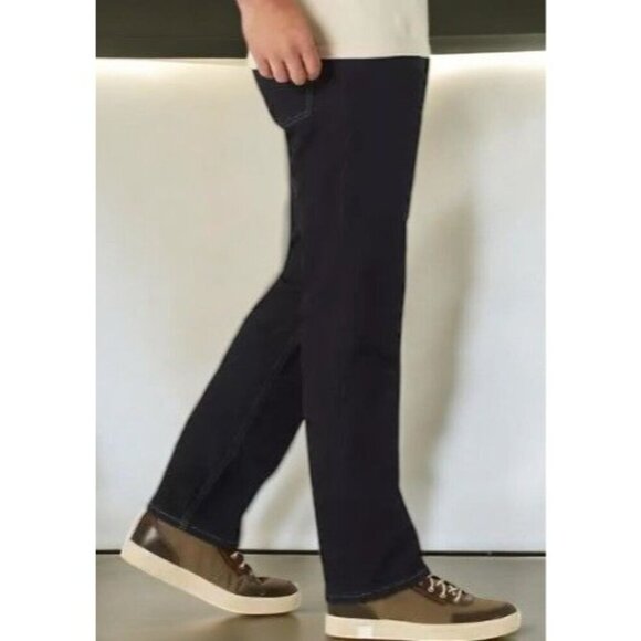 Wrangler Mens Kabel Regular Fit Rinsed Jeans Size 40X30 New With Tags Dark Wash - Picture 3 of 7